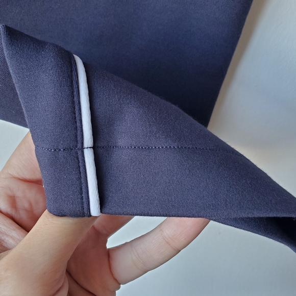 NEW SPANX The Perfect Pant Ankle Piped Skinny in Classic Navy Size Large - Picture 7 of 12